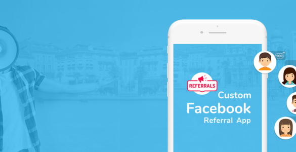 custom facebook referral app