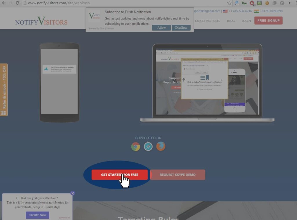 Enable Web Push Notifications