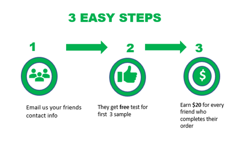 Referral program steps