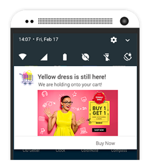 push notification for available stock