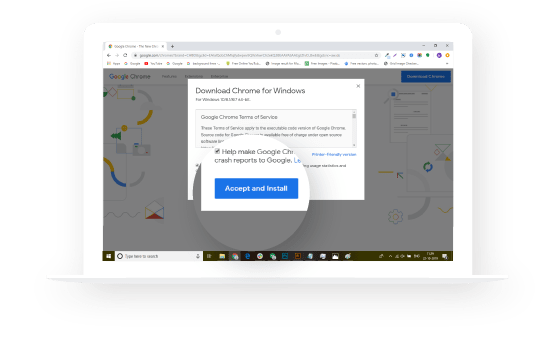 Install progressive web apps into desktop.