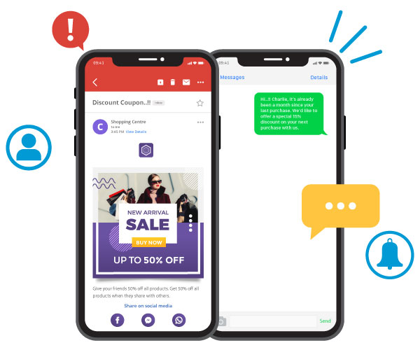 Email and SMS
