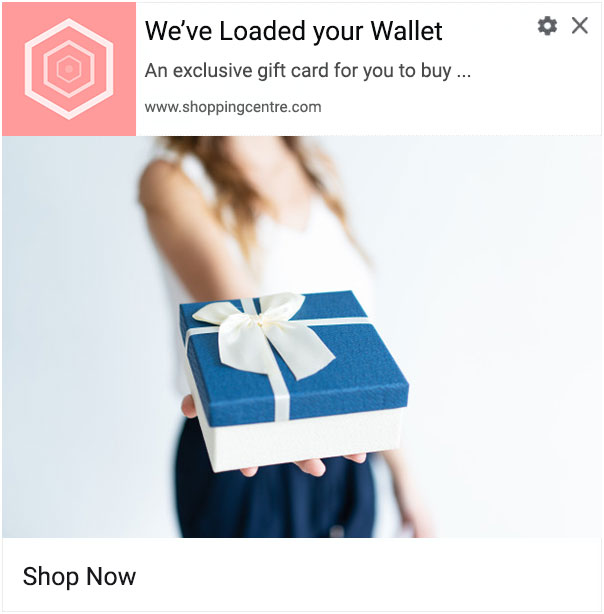 Special offers push message