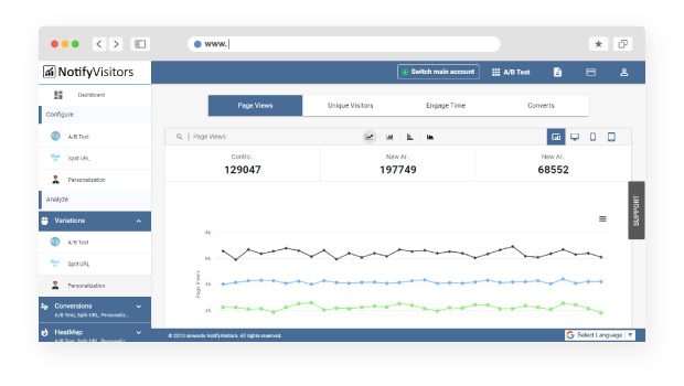 Track pageviews