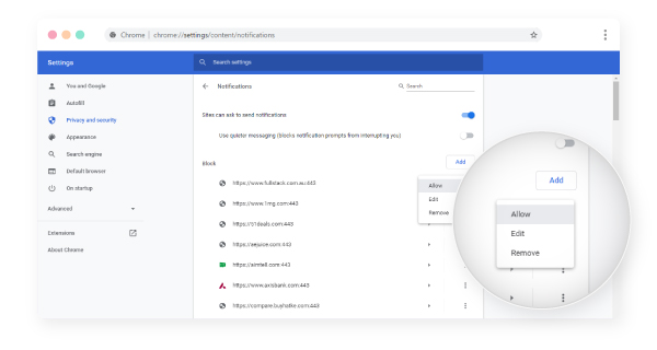 pessimist Ubarmhjertig Undvigende How to Turn off or Stop Chrome Notifications in Windows, Android and IOS