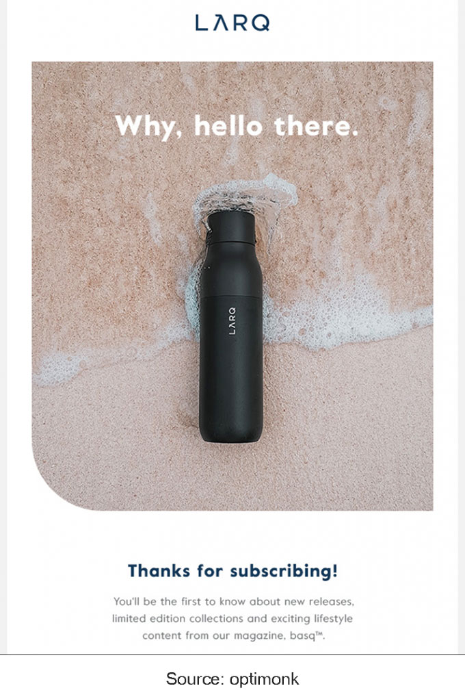 LARQ – (Thank you email)
