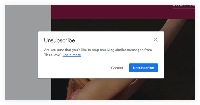 Use the double unsubscribe opt-ins