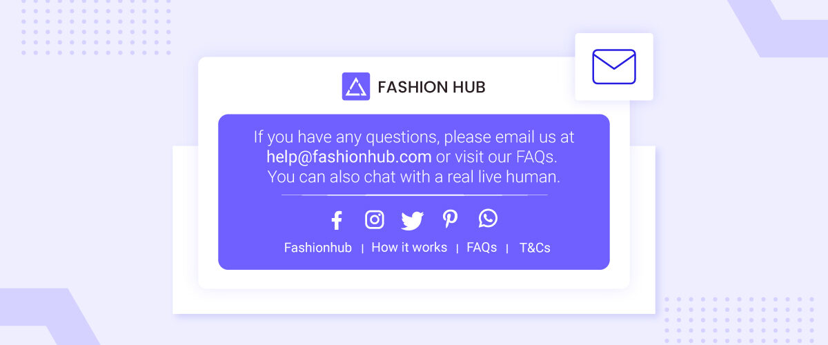 15 Best Email Footer Examples To Inspire You In 2023 15 Best Email Footer Examples To Inspire You In 2023