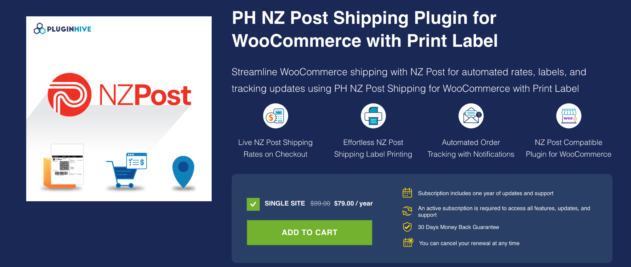 PH NZ Post Shipping Plugin for WooCommerce